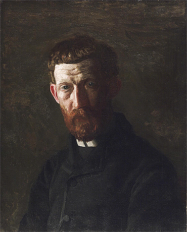 Portrait of Arthur Burdett Frost, c.1886 | Thomas Eakins | Giclée Leinwand Kunstdruck