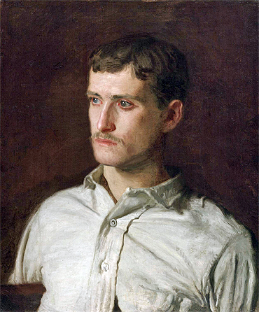 Portrait of Douglass Morgan Hall, c.1889 | Thomas Eakins | Giclée Leinwand Kunstdruck