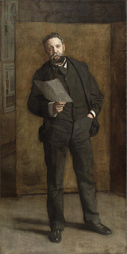 Portrait of Leslie W. Miller, 1901 | Thomas Eakins | Giclée Leinwand Kunstdruck
