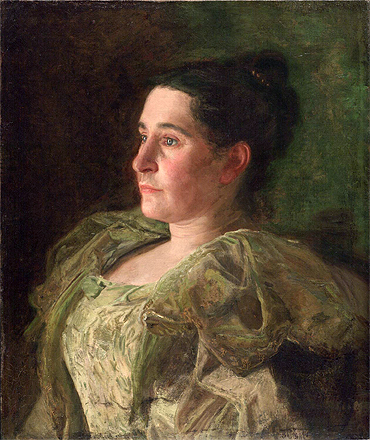 Portrait of Mrs. James Mapes Dodge (Josephine Kern), 1896 | Thomas Eakins | Giclée Leinwand Kunstdruck