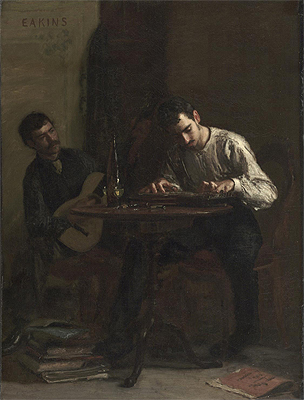 Professionals at Rehearsal, 1883 | Thomas Eakins | Giclée Leinwand Kunstdruck