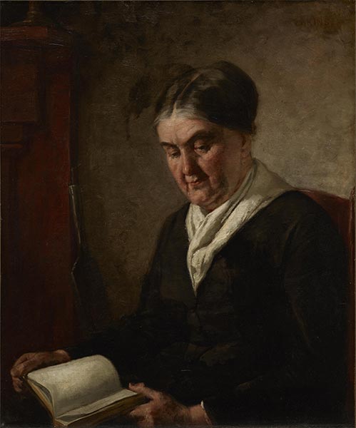 Portrait of a Woman Reading, Undated | Thomas Eakins | Giclée Canvas Print