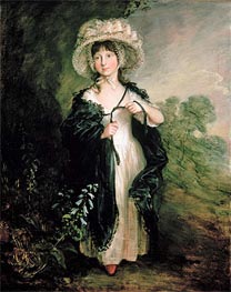 Miss Elizabeth Haverfield | Gainsborough | Gemälde Reproduktion