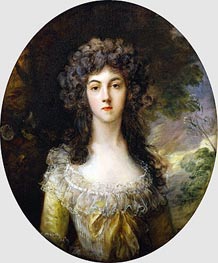 Portrait of Mrs Charles Hatchett | Gainsborough | Gemälde Reproduktion