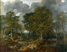 Cornard Wood, near Sudbury, Suffolk (Gainsborough's Forest) | Gainsborough | Painting Reproduction