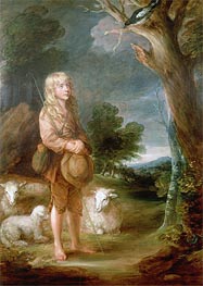 Shepherd Boy Listening to a Magpie, n.d. von Gainsborough | Leinwand Kunstdruck