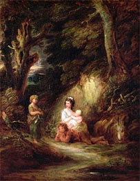 Gypsy Encampment, c.1788/92 von Gainsborough | Leinwand Kunstdruck