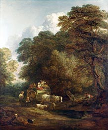 The Market Cart, 1786 von Gainsborough | Leinwand Kunstdruck