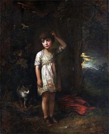 A Boy with a Cat (Morning), 1787 by Gainsborough | Canvas Print