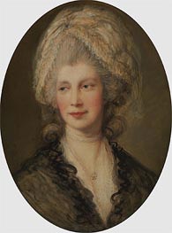 Charlotte, Queen of England, n.d. von Gainsborough | Leinwand Kunstdruck