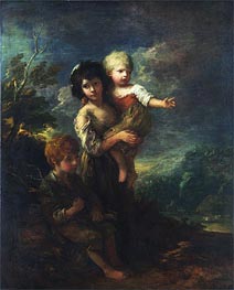 The Wood Gatherers, 1787 by Gainsborough | Canvas Print