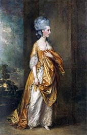 Mrs. Grace Dalrymple Elliott, 1778 von Gainsborough | Leinwand Kunstdruck