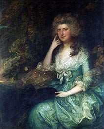 Mrs. William Tennant (Mary Wylde) | Gainsborough | Gemälde Reproduktion