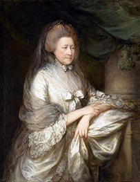Viscountess Folkestone | Gainsborough | Gemälde Reproduktion