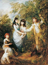 The Marsham Children, 1787 von Gainsborough | Leinwand Kunstdruck