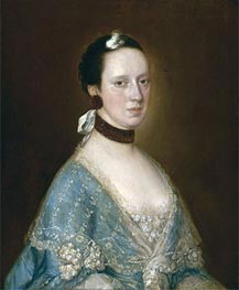Portrait of Mrs. John Gisborne | Gainsborough | Gemälde Reproduktion