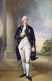 George III, 1781 von Gainsborough | Leinwand Kunstdruck