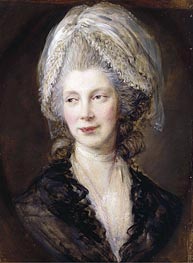 Queen Charlotte | Gainsborough | Painting Reproduction