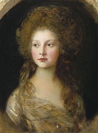 Princess Elizabeth, 1782 von Gainsborough | Leinwand Kunstdruck