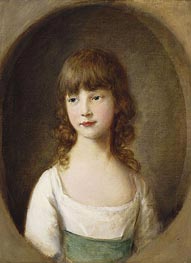 Princess Mary, 1782 von Gainsborough | Leinwand Kunstdruck