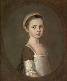 Miss Susanna Gardiner, c.1758/59 von Gainsborough | Leinwand Kunstdruck
