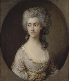 Mary Heberden, c.1777 by Gainsborough | Canvas Print