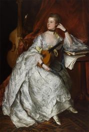 Ann Ford (later Mrs. Philip Thicknesse), 1760 by Gainsborough | Art Print
