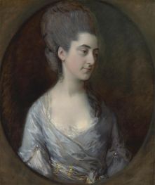 Mrs. Charles Purvis, 1770s by Gainsborough | Canvas Print