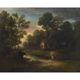 Wooded Landscape with Cattle by a Pool | Gainsborough