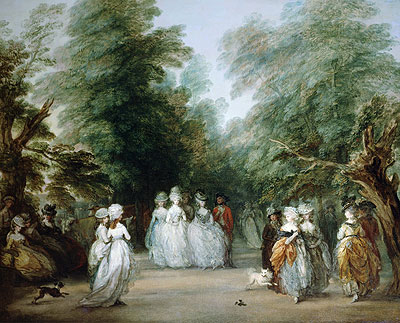 The Mall in St. James's Park, c.1783 | Gainsborough | Giclée Leinwand Kunstdruck