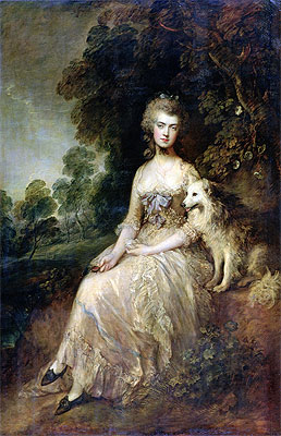 Mrs. Mary Robinson (Perdita), 1781 | Gainsborough | Giclée Leinwand Kunstdruck