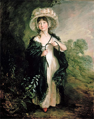 Miss Elizabeth Haverfield, c.1782 | Gainsborough | Giclée Leinwand Kunstdruck