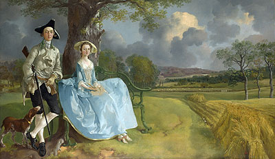 Mr and Mrs Andrews, c.1749/50 | Gainsborough | Giclée Leinwand Kunstdruck