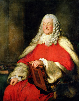 Portrait of Sir Edward Willes in Judge's Robes, n.d. | Gainsborough | Giclée Canvas Print