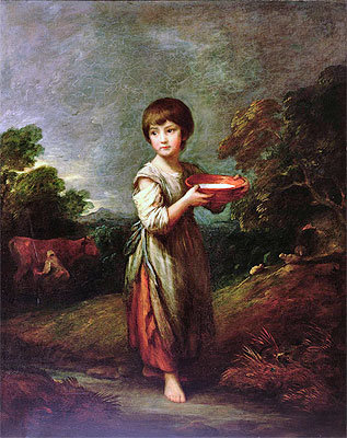 Lavinia, the Milk Maid, n.d. | Gainsborough | Giclée Leinwand Kunstdruck