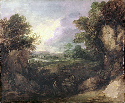 Landscape with Figures, c.1786 | Gainsborough | Giclée Leinwand Kunstdruck