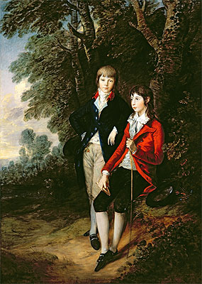 Edward and Thomas Tomkinson, c.1784 | Gainsborough | Giclée Leinwand Kunstdruck