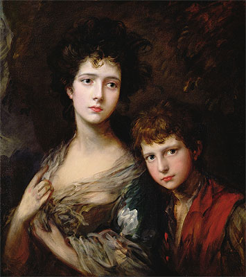 Elizabeth and Thomas Linley, c.1768 | Gainsborough | Giclée Leinwand Kunstdruck