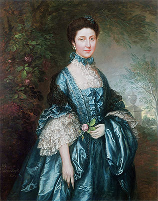 Miss Theodosia Magill, Countess Clanwilliam, 1765 | Gainsborough | Giclée Leinwand Kunstdruck