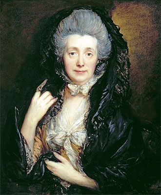 Portrait of Mrs. Mary Gainsborough, c.1779 | Gainsborough | Giclée Leinwand Kunstdruck