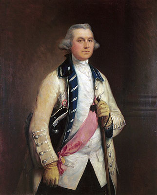 Major General Sir William Draper, c.1765 | Gainsborough | Giclée Leinwand Kunstdruck
