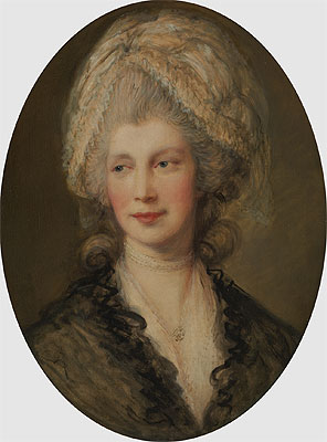 Charlotte, Queen of England, n.d. | Gainsborough | Giclée Leinwand Kunstdruck