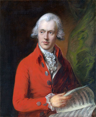 Charles Rousseau Burney, c.1775/80 | Gainsborough | Giclée Leinwand Kunstdruck