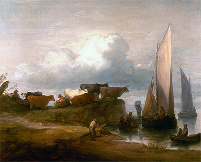 A Coastal Landscape, c.1782/84 | Gainsborough