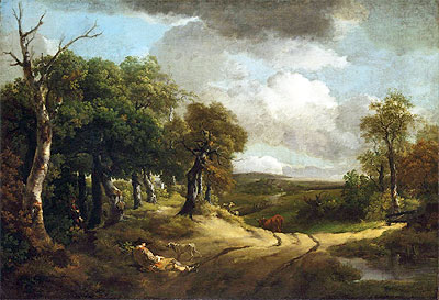Rest by the Way, 1747 | Gainsborough | Giclée Canvas Print