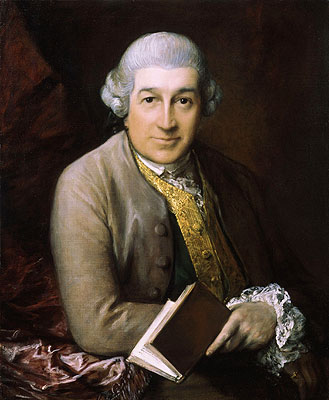 Portrait of David Garrick, 1770 | Gainsborough | Giclée Leinwand Kunstdruck