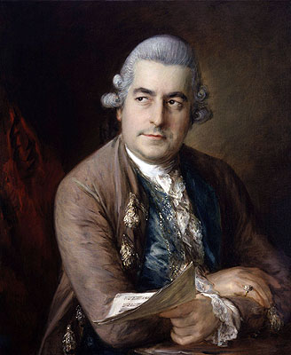 Portrait of Johann Christian Bach, 1776 | Gainsborough | Giclée Leinwand Kunstdruck