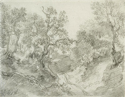 Wooded Landscape, n.d. | Gainsborough | Giclée Papier-Kunstdruck