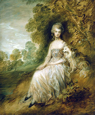Mrs Mary Robinson, 1782 | Gainsborough | Giclée Canvas Print