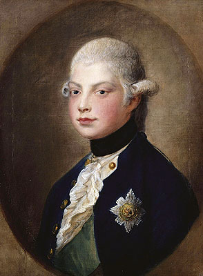 Prince William, later Duke of Clarence, 1782 | Gainsborough | Giclée Leinwand Kunstdruck